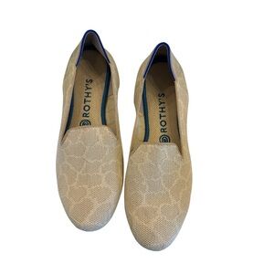 Rothy's Tan Giraffe Print Limited Edition Women's Flats 9.5
